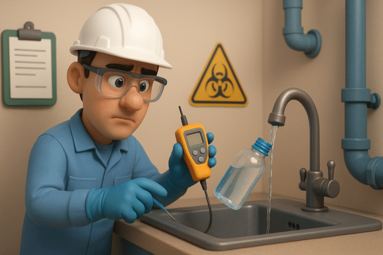 toma de muestras legionella