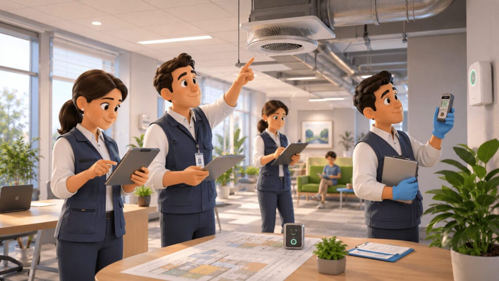 plan sanitario de calidad ambiental en interiores
