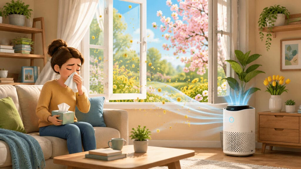 cuándo ventilar la casa en primavera para evitar el polen 